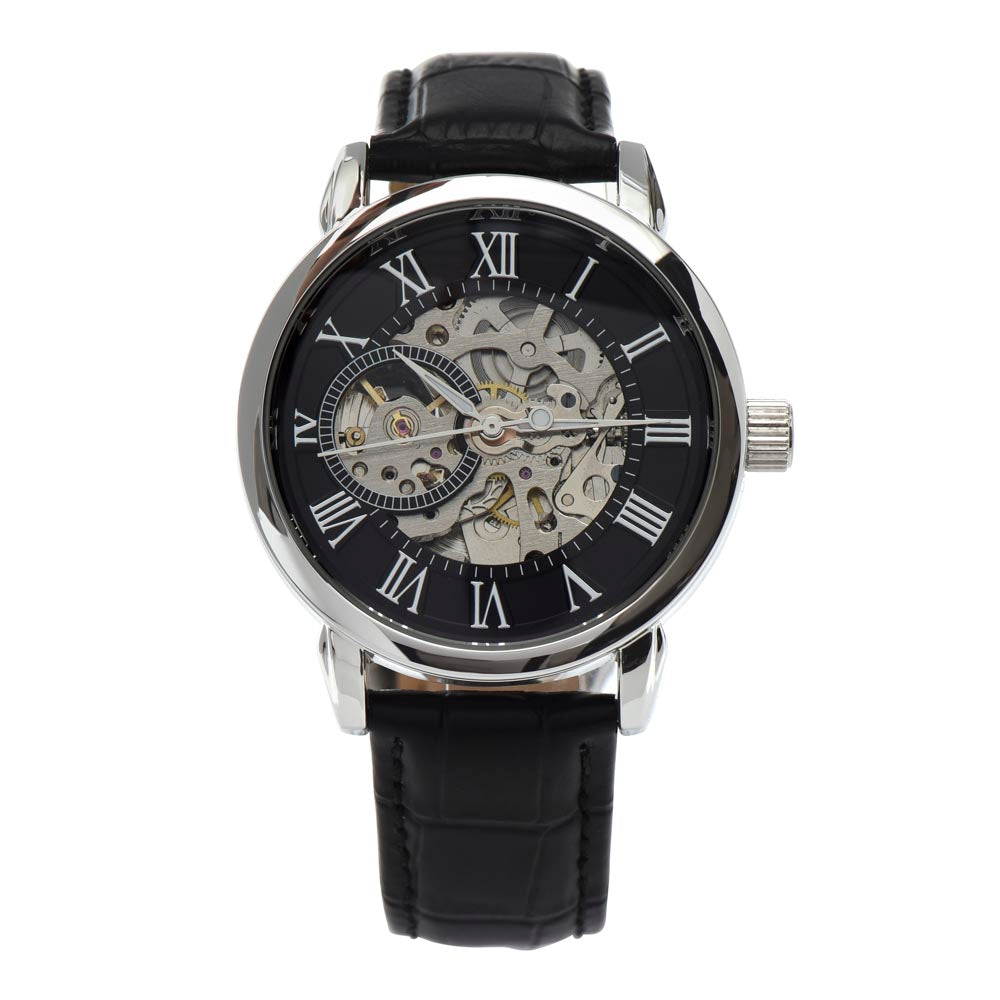 "You already have my heart..." Openwork Watch for Husband