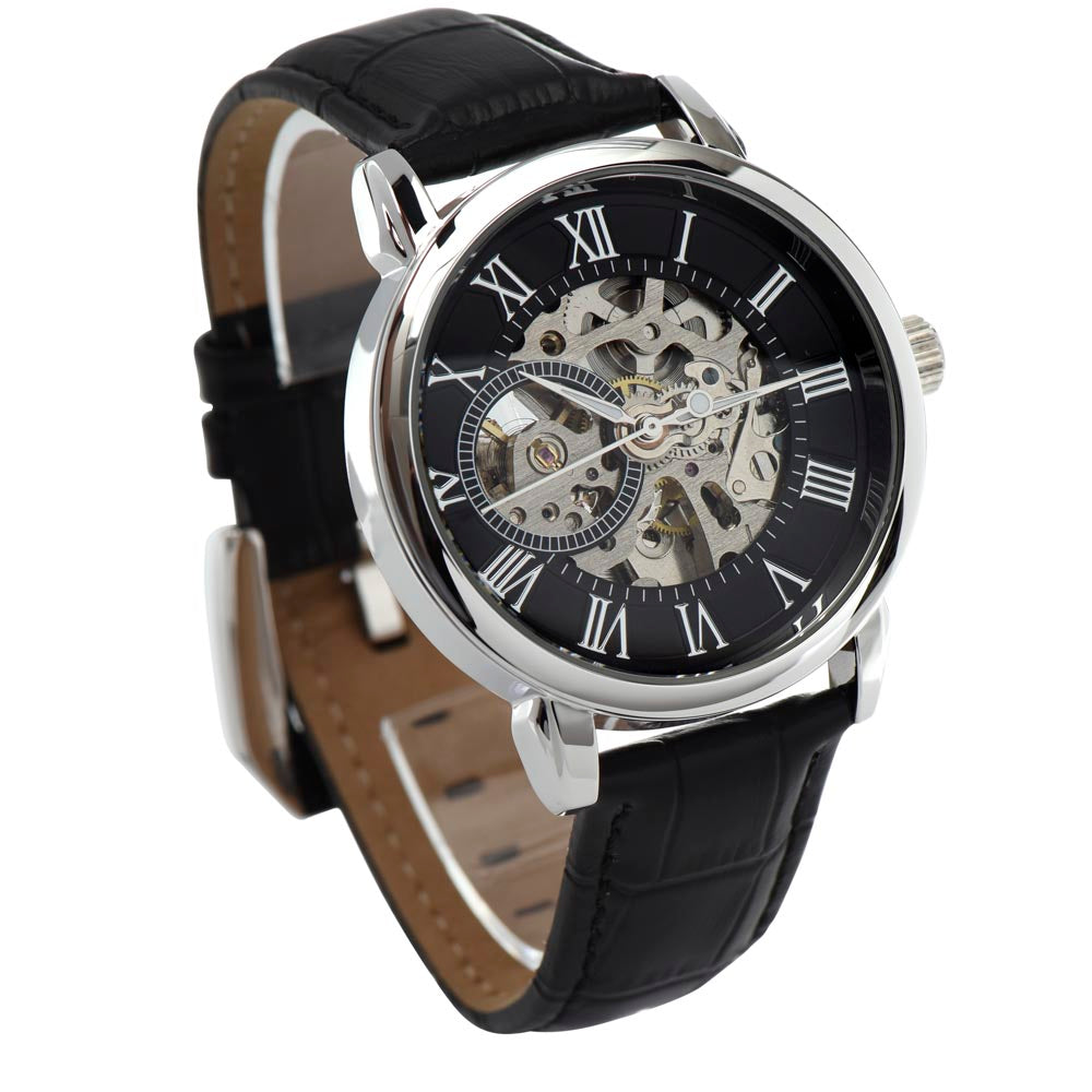 "You already have my heart..." Openwork Watch for Husband